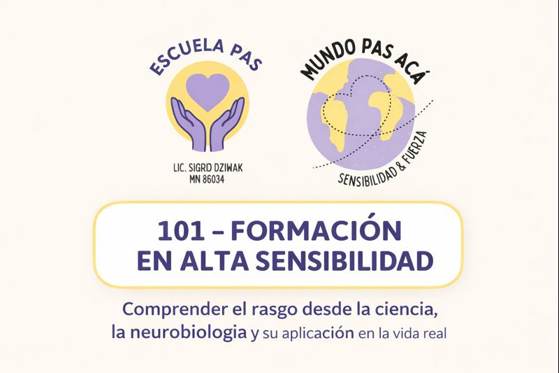Curso online 101 — Formación en Alta Sensibilidad (Abril — Junio 2026)